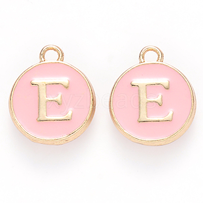Golden Plated Alloy Enamel Charms LS-ENAM-S118-07E-1