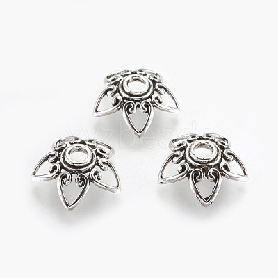 Alloy Fancy Bead Caps PALLOY-G234-01AS-1