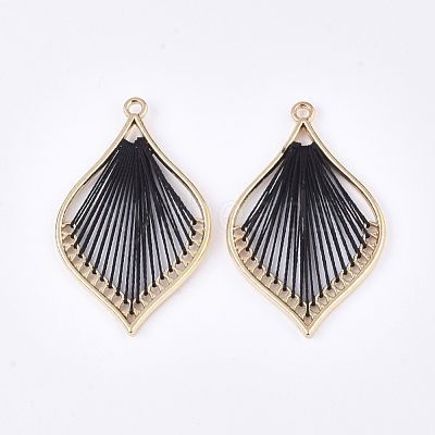Cotton Thread Woven Pendants FIND-S306-03A-1