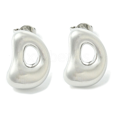 Rack Plating Brass Earrings EJEW-S222-01P-D-1