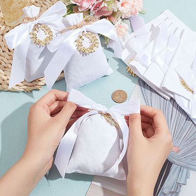 Rectangle Polyester Bags Drawstring Pouches ABAG-AB00008-1