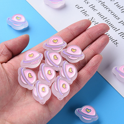 Transparent Acrylic Beads MACR-S374-02B-07-1