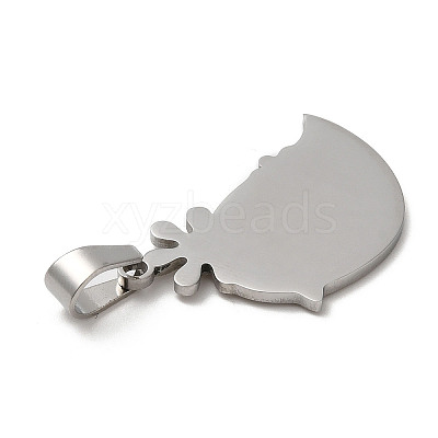 Non-Tarnish 304 Stainless Steel Pendants STAS-A086-02P-1
