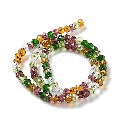Glass Beads Strands EGLA-A034-M6mm-26-1