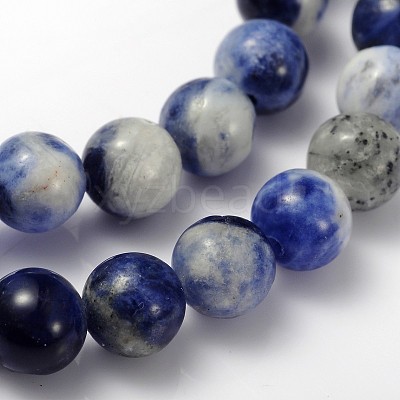 Natural Sodalite Beads Strand X-GSR6mmC013-1