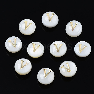 Natural Freshwater Shell Beads SHEL-S278-036V-1