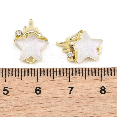 Alloy Crystal Rhinestone Charms AL-CBA8C77-01C-G-1