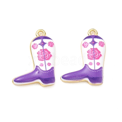 Printed Brass Pendants KK-CBA42CA-09G-1