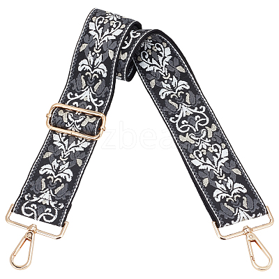 Ethnic Style Cotton Embroidered Adjustable Bag Straps FIND-CN0002-37A-1