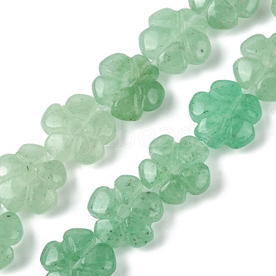 Natural Green Aventurine Beads Strands G-H023-B13-01-1