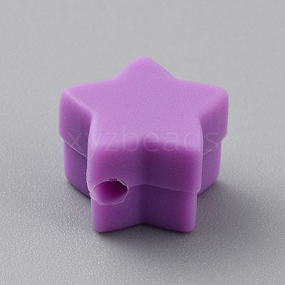 Star Silicone Focal Beads SIL-TAC0008-08L-1