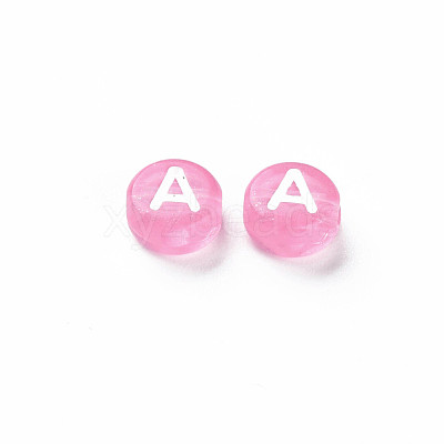 Transparent Acrylic Beads TACR-N002-04I-1