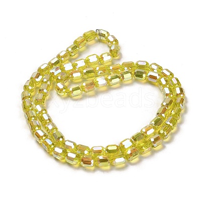 Electroplate Glass Beads Strands EGLA-D030-19B-1