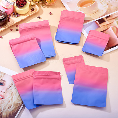 100Pcs 4 Styles PET Zipper Bags OPP-TA0001-19C-1