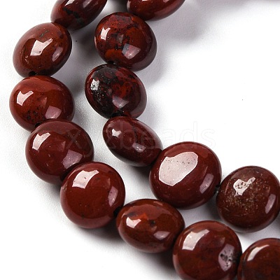 Natural Red Rainbow Jasper Beads Strands G-T047-A15-01-1