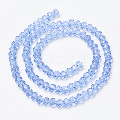 Glass Beads Strands EGLA-A034-T4mm-D14-1