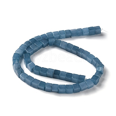 Natural Dyed White Jade Beads Strands G-Q008-C01-01H-1
