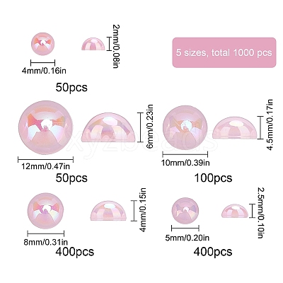 Acrylic Cabochons MACR-SC0001-05-09-1