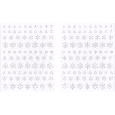 Women's PET Plastic Self Adhesive Face Glitter Stickers for Makeup DIY-OC0009-95B-1