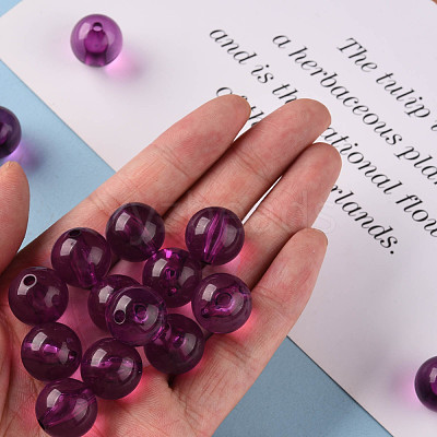 Transparent Acrylic Beads MACR-S370-A16mm-743-1