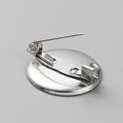 Iron Brooch Base Settings IFIN-WH0085-15D-1