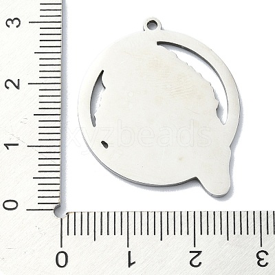 Non-Tarnish 201 Stainless Steel Pendants STAS-R118-13P-1