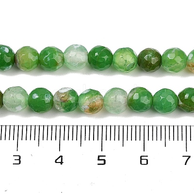 Natural Fire Crackle Agate Beads Strands G-C082-A01-51-1