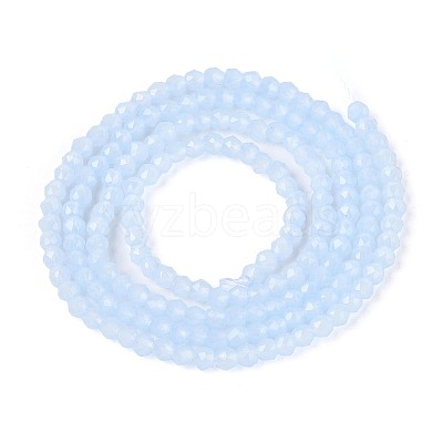 Imitation Jade Glass Beads Strands GLAA-T028-2mm-11F-1