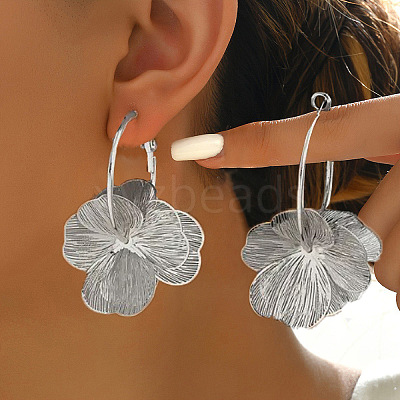 Alloy Hoop Earrings FS-WG33705-02-1