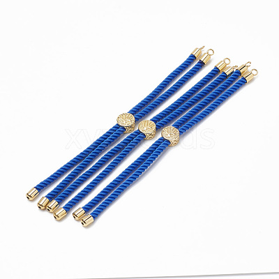Nylon Twisted Cord Bracelet Making MAK-T003-03G-1