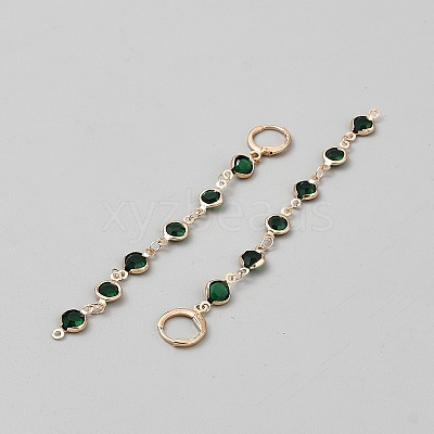 Alloy Flat Round Tassel Leverback Earrings EJEW-WH0020-35A-1