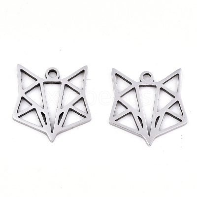 Tarnish Resistant 201 Stainless Steel Pendants X-STAS-S081-014-1
