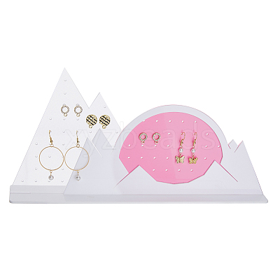 Acrylic Earring Display Stands EDIS-WH0016-016-1