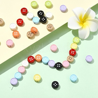 40Pcs 10 Colors Alloy Enamel Beads FIND-CJ0004-68-1