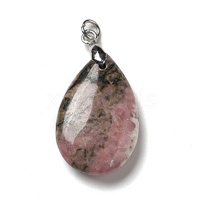 Natural Rhodonite Pendants G-H286-04P-04-1