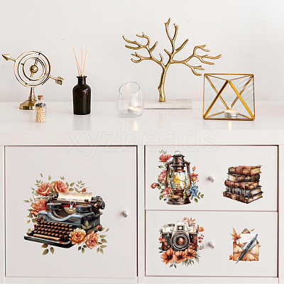 3 Sheets 3 Styles PVC Waterproof Decorative Stickers DIY-WH0404-278-1