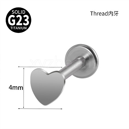 G23 Titanium 17 Gauge Threadless Labrets WGEEA58-29-1