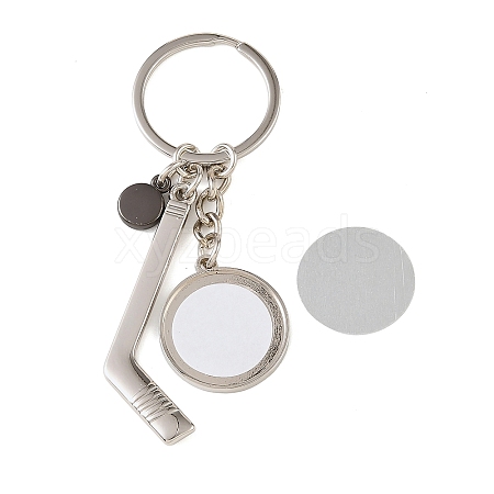 Hockey Alloy Sublimation Blanks Keychains AL-CBAF9A1-02P-06-1