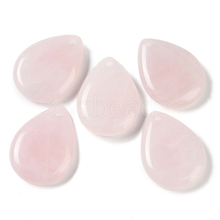 Natural Rose Quartz Pendants G-G115-02E-1