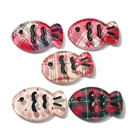 Transparent Resin Cabochons CRES-D277-08-1