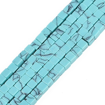 Synthesis Turquoise Beads Strands G-B129-A07-01-1