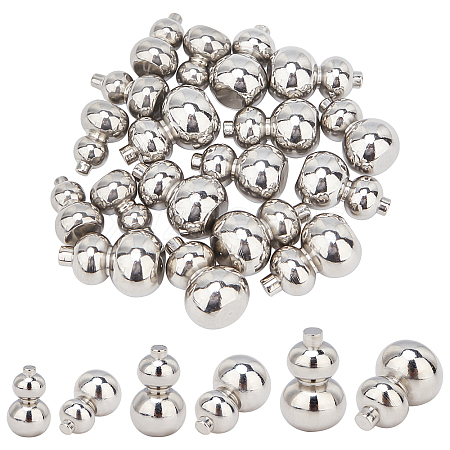 Unicraftale 18Pcs 3 Style 304 Stainless Steel Beads STAS-UN0026-67-1