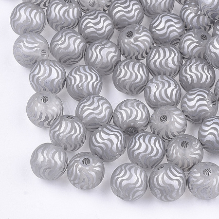 Electroplate Glass Beads X-EGLA-S178-02G-1