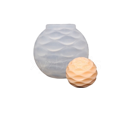 DIY Round Landmine Shape Candle Silicone Molds DIY-F110-09-1