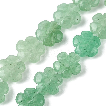 Natural Green Aventurine Beads Strands G-H023-B13-01-1