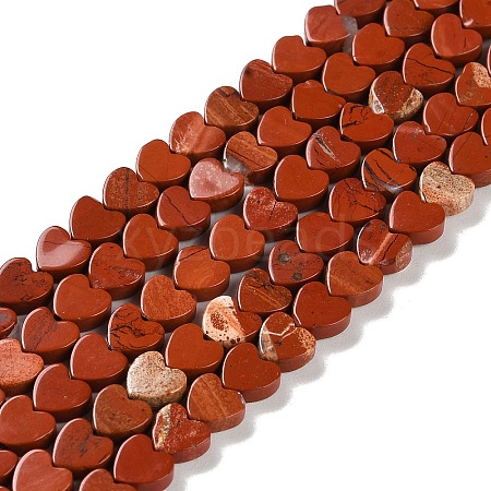 Natural Red Jasper Beads Strands G-M403-A09-02-1