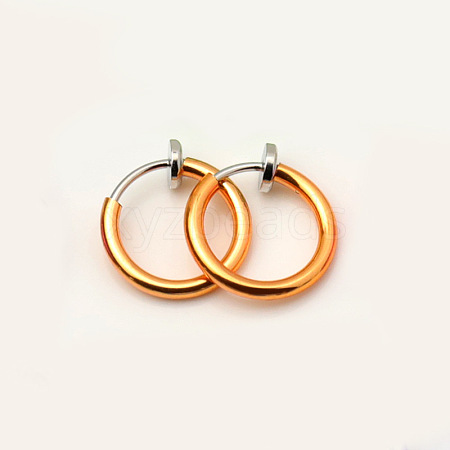 Brass Clip-on Earrings for Women WG23246-11-1