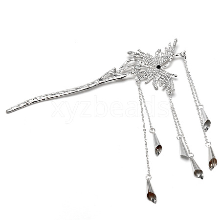 Alloy Butterfly Hair Sticks PW-WG9A577-02-1