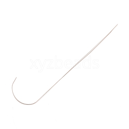 201 Stainless Steel Bented Beading Needles TOOL-WH0125-33A-1-1