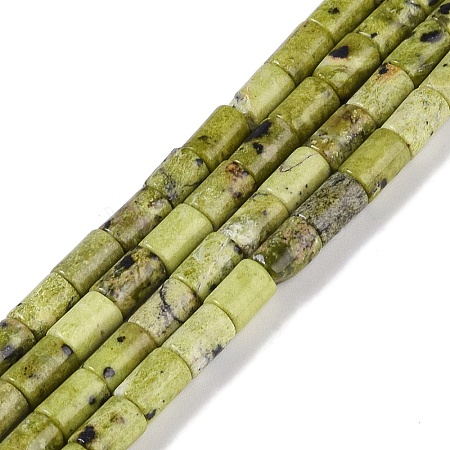 Natural Yellow Turquoise(Jasper) Beads Strands G-C128-A09-01-1